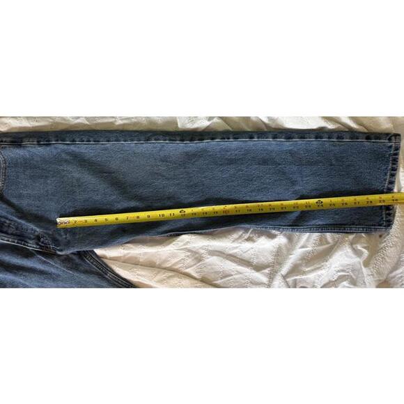 Vintage Levi's 505 Blue Jeans Regular Fit Straight Leg Men's 38 × 30    (F) - Picture 3 of 9